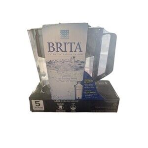 Brita Soho 5 Cup Pitcher With Filter BPA Free Water Filtration System NEW